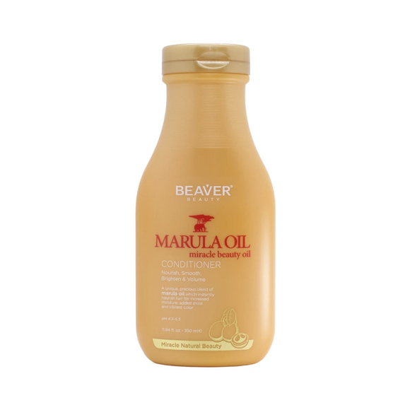Beaver Beauty Marula Oil Conditioner - 350ml (for Dry and Frizzy Hair)