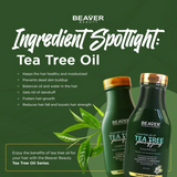 Beaver Beauty Tea Tree Oil Purifying Shampoo - 350ml (Scaly Scalp and Dandruff)
