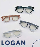 BluOut Logan Anti-Blue Light Eyewear for Adults (Non-prescription lens)