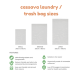 Cassava Biobag - Trash/Laundry Bag Small