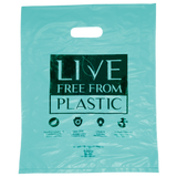 Cassava Biobag - "Live Free From Plastic" Griphole Bag Large (50pcs)