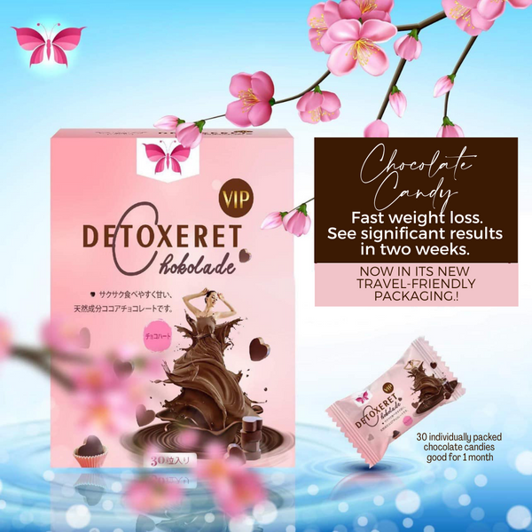 Detoxeret Chokolade - Weight Loss Chocolate Candy (30 pcs/box) - Batch –  NATURALLYBABYPH CO.