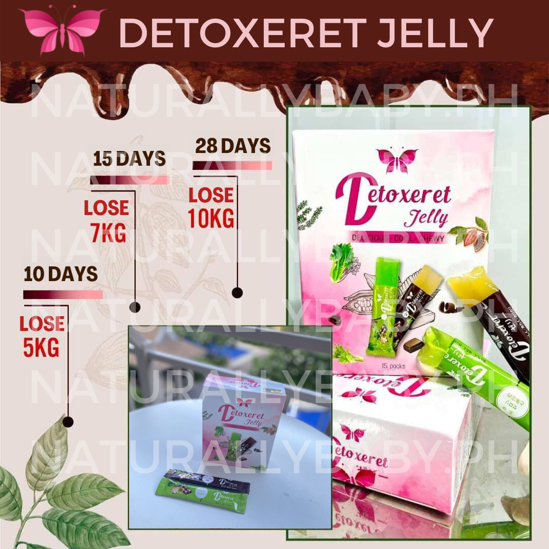 Detoxeret Jelly - Fast Weight Loss Support Jelly (15packets/box) –  NATURALLYBABYPH CO.