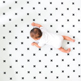 Bonjour Baby Extra Large Luxe Playmat (Scandinavian Cross)
