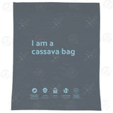 Cassava Biobag - "I am a cassava bag" Poly/Mailer (Grocery) Medium - Sei Whale Gray 501 (50pcs)