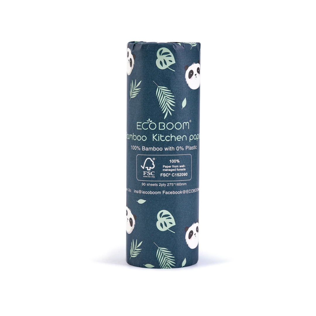 Eco Boom Biodegradable Bamboo Kitchen Paper Roll – NATURALLYBABYPH CO.