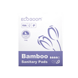 Eco Boom Night Pads Feminine Biodegradable Bamboo Sanitary Pads - Long