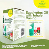 Eucapro Steamer Set (Portable and Reusable Inhaler + Eucalyptus Oil)