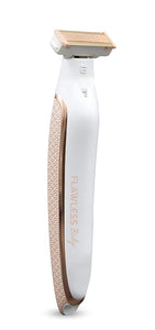 Finishing Touch Flawless Body Rechargeable Ladies Shaver - White/Rose Gold  for sale online