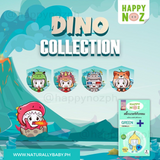 Happy Noz Organic Onion Sticker: Virus + (6s) - Limited Edition - Dino design
