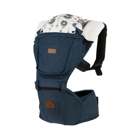 I angel Hipseat Carrier Denim NATURALLYBABYPH CO