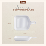 Iku Ceramic Serving Plate