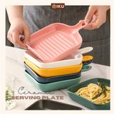 Iku Ceramic Serving Plate