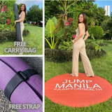 Jump Manila Portable Round Mat - Purple