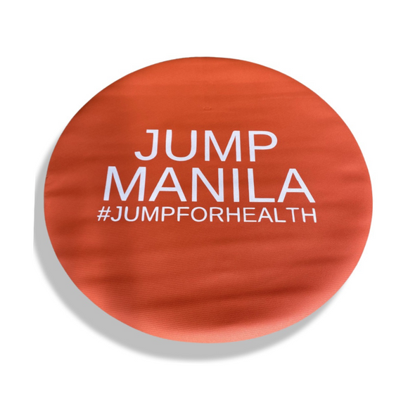Jump Manila Portable Round Mat - Crimson Red