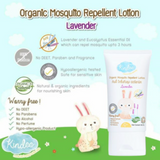 Kindee Organic Mosquito Repellent Lavender Lotion for newborn babies and up - 60ml