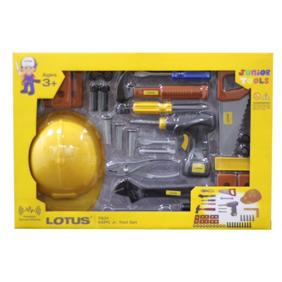 Lotus Jr. Powertool Set - 42pc - Repair Tools Toy for Kids