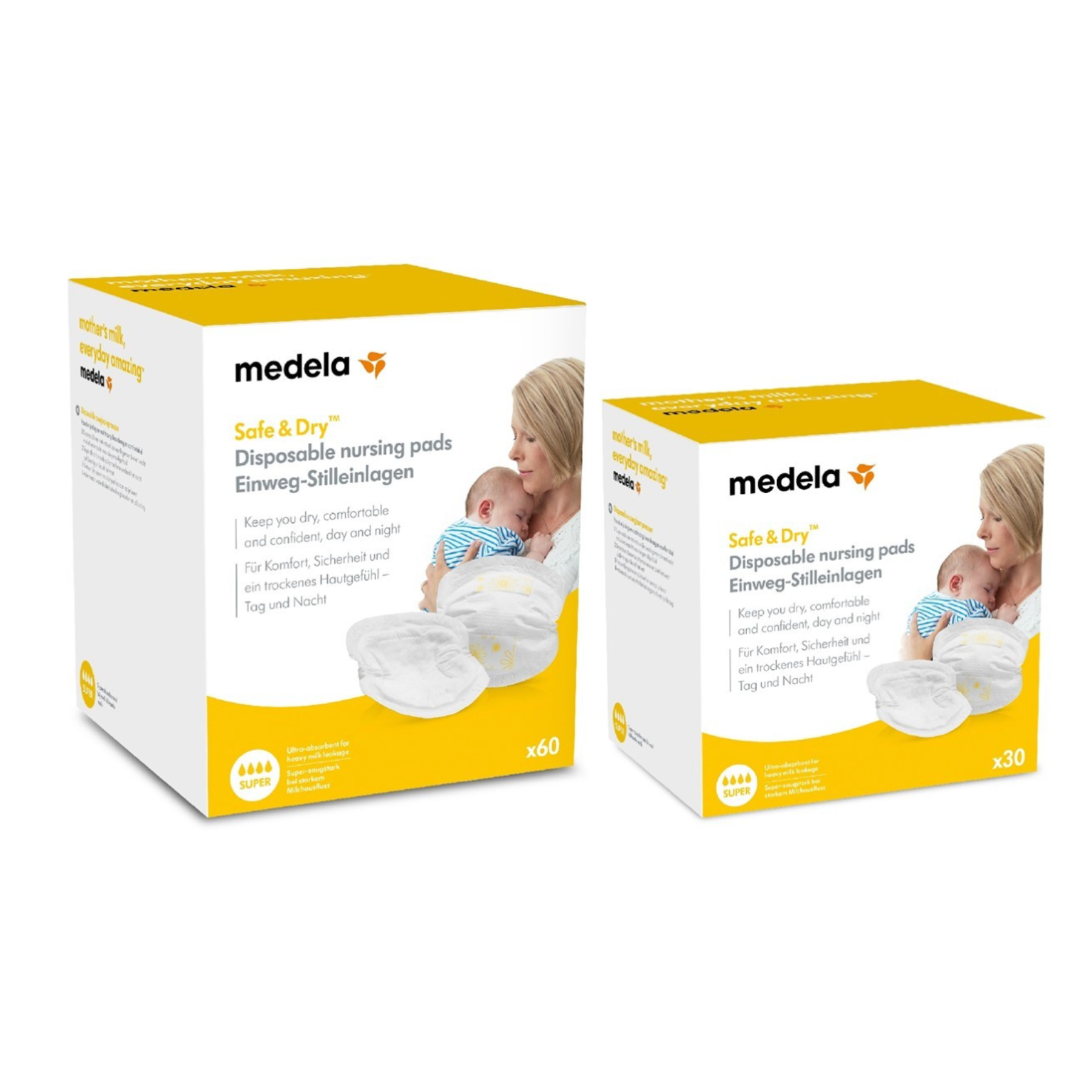 Medela Safe & Dry Disposable Nursing Pads – NATURALLYBABYPH CO.