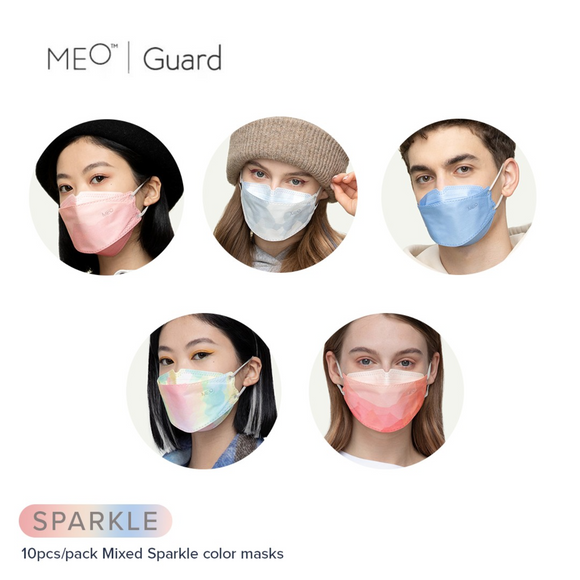 Meo Guard Flat-fold Disposable Respirator - Sparkle (10pcs/pack)