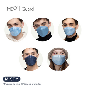 Meo Guard Flat-fold Disposable Face Mask - Misty (10pcs/pack)