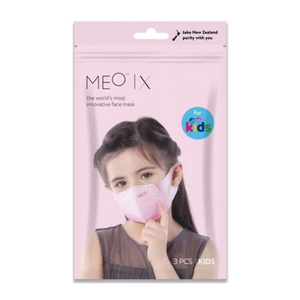 Meo X Disposable Mask for Kids (3pcs per pack-ALL PINK)