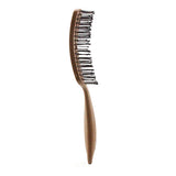 Yao Moving Mini Hair Brush Wooden Texture (For Short Length Hair)