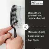 Yao Reverse Circle Boar Brush (Superior Scalp massage, Volume & Shiny Hair)