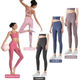 NaturallyActive: Seamless Athletic/Fitness Shaper Long Leggings for Women - ButterySoft
