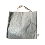 New Earth EcoCraft Washable Paper Bag - Medium - Stone Grey