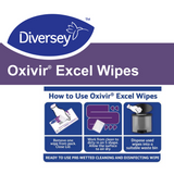 Diversey Oxivir Excel Disinfecting Wipes (Hospital-Grade)