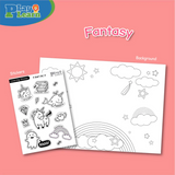 Play Plearn Kid A3 Coloring Sticker