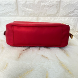 Pre-loved. Prada Tessuto Fiocco Nylon Box Crossbody Bag - Rosso Red