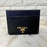 Brand New. Prada Vitello Grain Leather Card Holder - 1MC208