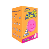 Scrub Mommy Dual-Sided Scrubber + Sponge (4CT Pack)