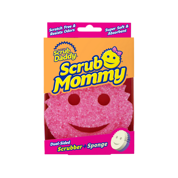Scrub Mommy Dual-Sided Scrubber + Sponge