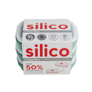 Silico CollapsiBox - Small - Set of 3 - 320ml (Green)