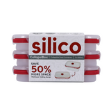 Silico CollapsiBox - Medium - Set of 3 - 500ml (Clear)