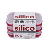 Silico CollapsiBox - Medium - Set of 3 - 500ml (Clear)