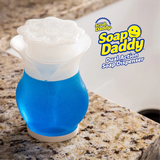 Soap Daddy - Scrub Daddy Dual Action Soap Dispenser for Kitchen and Bathroom - Refillable Soap Dispenser