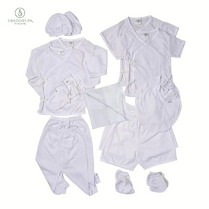 Swaddies Newborn Whites Set