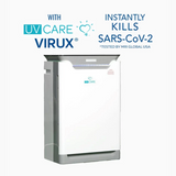 UV Care Air Purifier with Humidifier & Wifi, with Medical Grade H14 HEPA Filter with UV Care Virux Patented Technology (8 Stages) - instantly kills 99.97% SARS-CoV-2