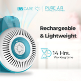UV Care Pure Air Portable Air Purifier (Teal)