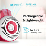 UV Care Pure Air Portable Air Purifier (Viva Magenta)