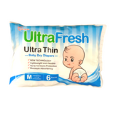 Ultra Thin Baby Diapers (pack of 6s)