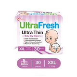 Ultrafresh Ultra Thin Baby Diapers (pack of 30s)