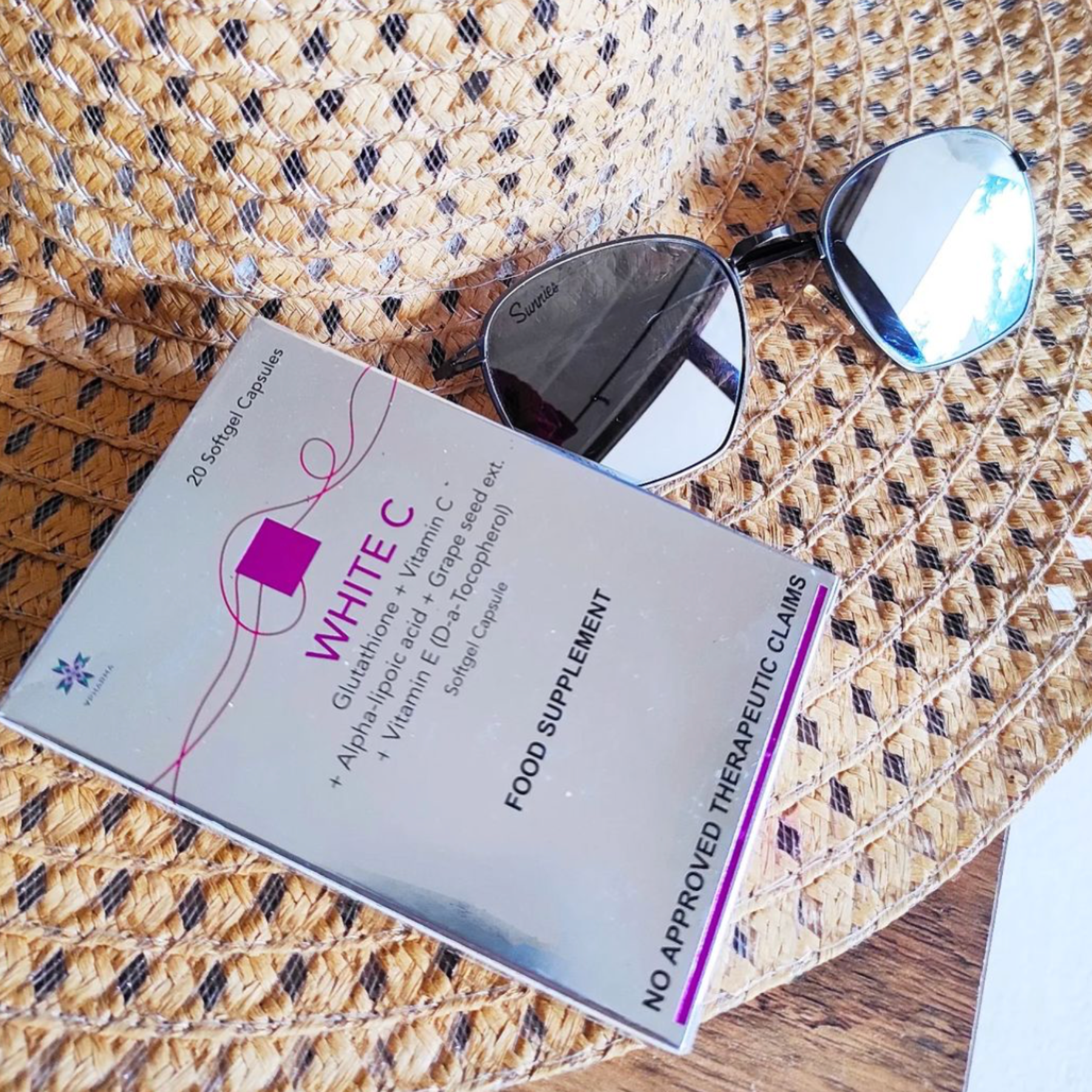 White C Glutathione + Vitamin C + Vitamin E - 20s per box  NATURALLYBABYPH  CO.