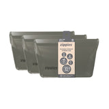 Zippies Reusable Standup Storage Bags - Steel Grey